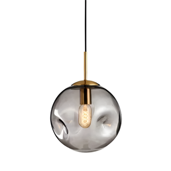 Moderne Glas Pendelleuchte im Blasendesign – Elegante Hängeleuchte mit Vintage Touch für Wohnzimmer, Esszimmer & Küche