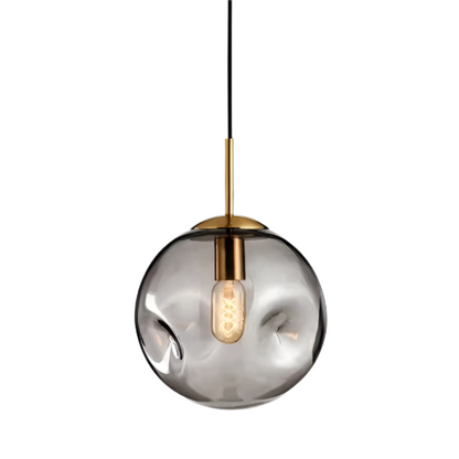 Moderne Glas Pendelleuchte im Blasendesign – Elegante Hängeleuchte mit Vintage Touch für Wohnzimmer, Esszimmer & Küche