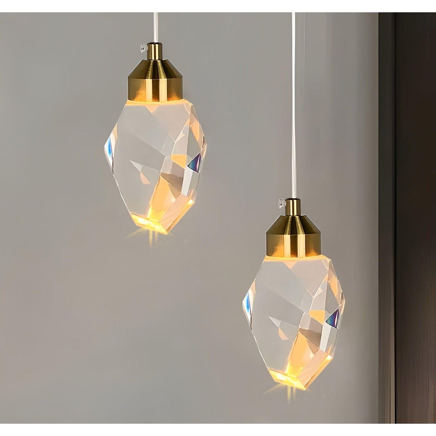 CrystalLux Light - Luxuriöse Kristall-LED-Pendelleuchte