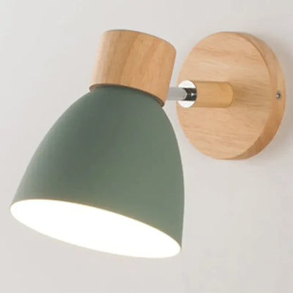 Alison - Hölzerne Wandlampe