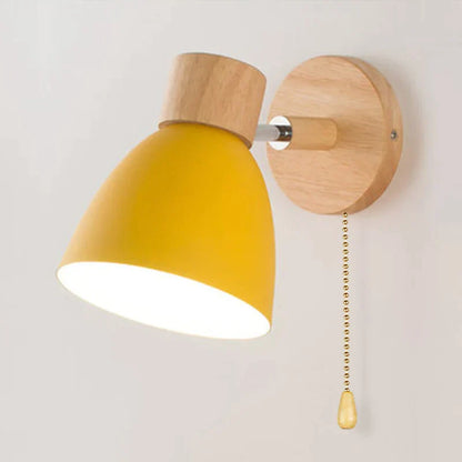 Alison - Hölzerne Wandlampe