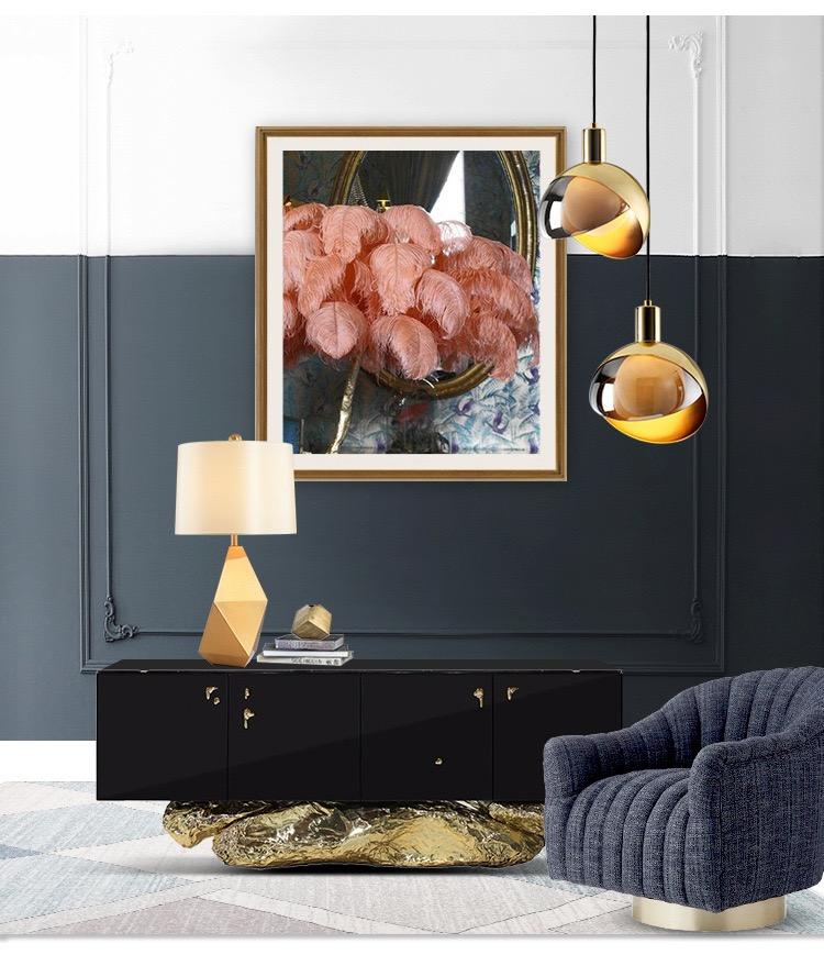 Moderne Kugel-Pendelleuchte mit goldenem Glas & Metall – Elegantes Design für Wohnzimmer, Esszimmer & Küche