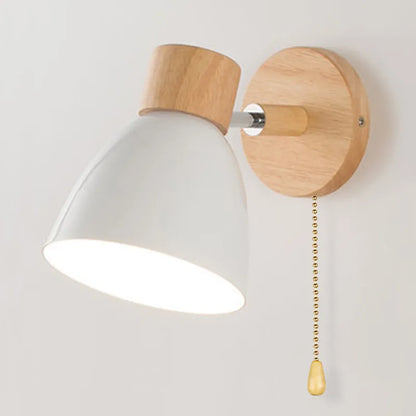 Alison - Hölzerne Wandlampe