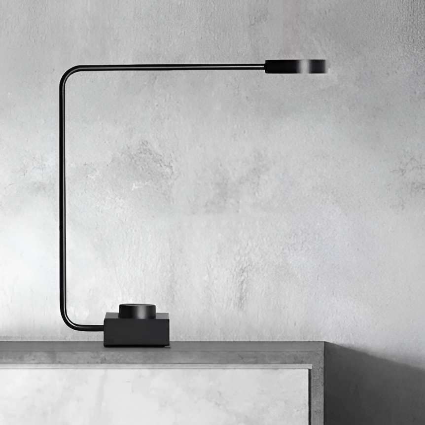 Moderne LED Schreibtischlampe – Minimalistische Tischleuchte mit Touch-Dimmer aus Metall für Büro & Home Office