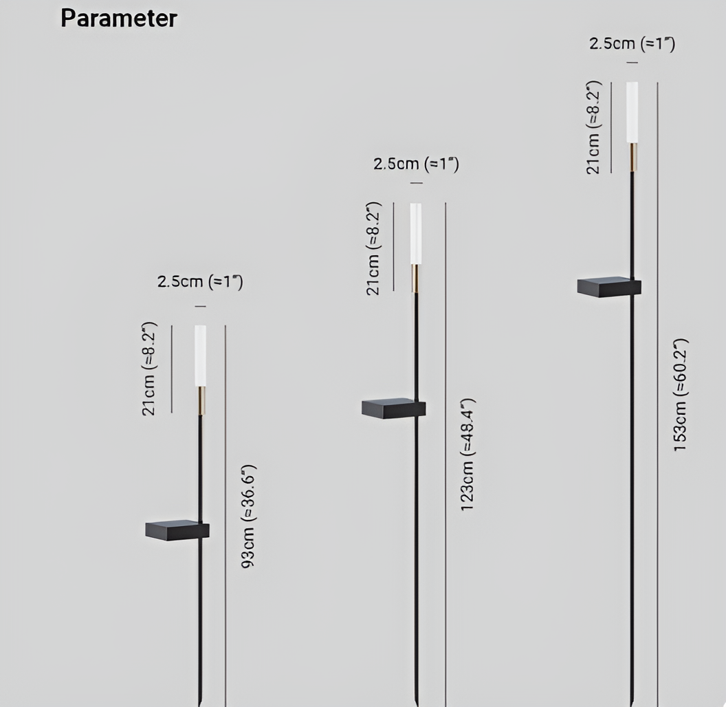 Florianne - Moderne solarbetriebene Außenlampen