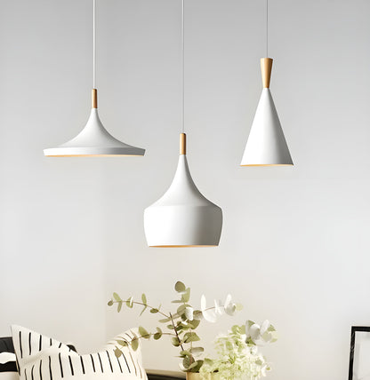 WhiteGlow Light - Moderne weiße LED-Pendelleuchte