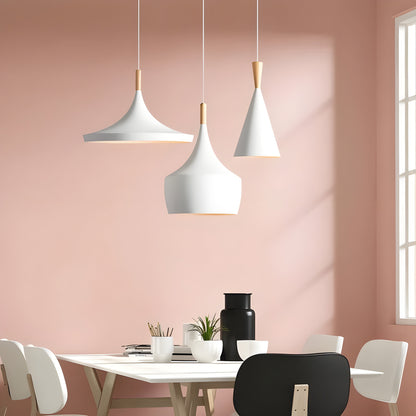 WhiteGlow Light - Moderne weiße LED-Pendelleuchte