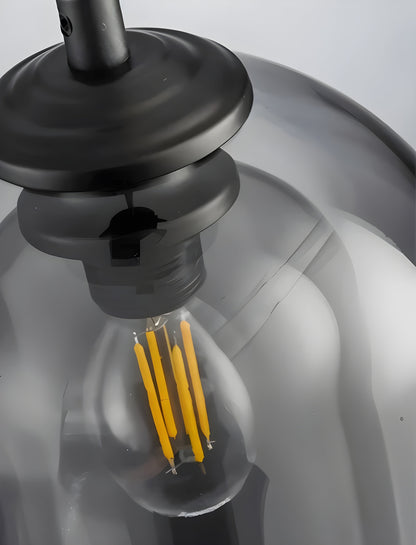 SkyGleam Light - Moderne Doppelglas-Pendelleuchte