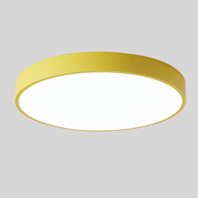 Runde LED Deckenleuchte mit Holz- und Schwarz-Akzent – Modernes Design für Wohnzimmer, Schlafzimmer & Flur