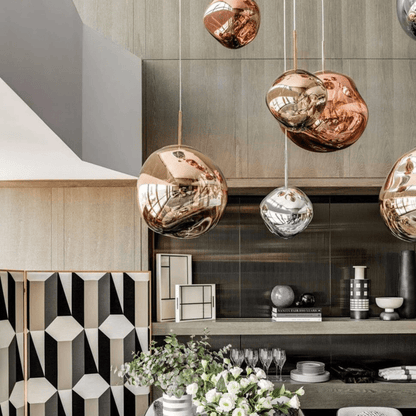 Designer Glaspendelleuchte – Mehrflammige Hängeleuchte im Cluster-Look für Wohnzimmer & Esszimmer