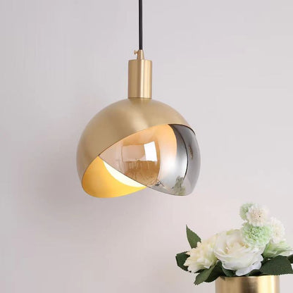 Moderne Kugel-Pendelleuchte mit goldenem Glas & Metall – Elegantes Design für Wohnzimmer, Esszimmer & Küche