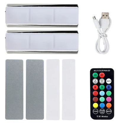 Kabellose RGB‑Ambient‑Beleuchtung fürs Auto mit Fernbedienung & 120 Std. Laufzeit