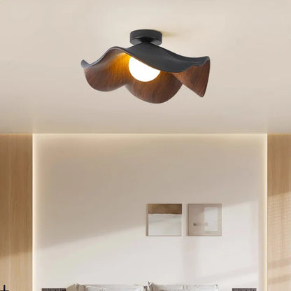Deckenleuchte im Wellen-Design – Moderne Deckenlampe für Schlafzimmer, Flur & Wohnzimmer im skandinavischen Stil