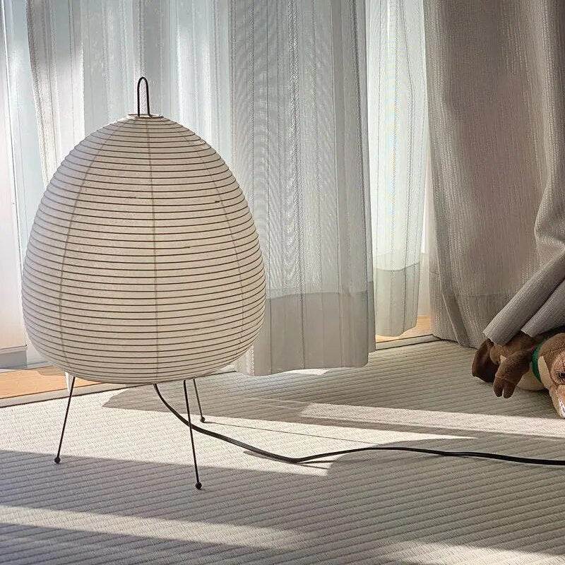 Japanese rice paper lamp