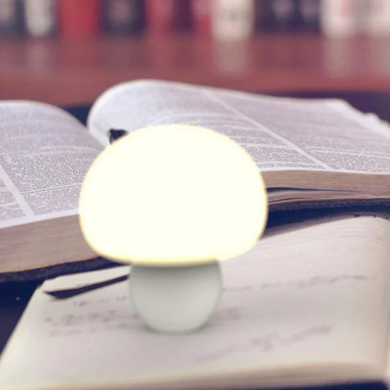 Magnetische LED Pilz Tischlampe – Dekorative Nachtleuchte mit Touch-Steuerung
