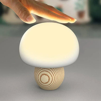 Magnetische LED Pilz Tischlampe – Dekorative Nachtleuchte mit Touch-Steuerung