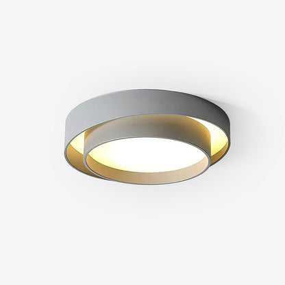 Moderne LED Deckenleuchte – Elegante Flachlampe in Schwarz für Wohnzimmer, Schlafzimmer & Flur