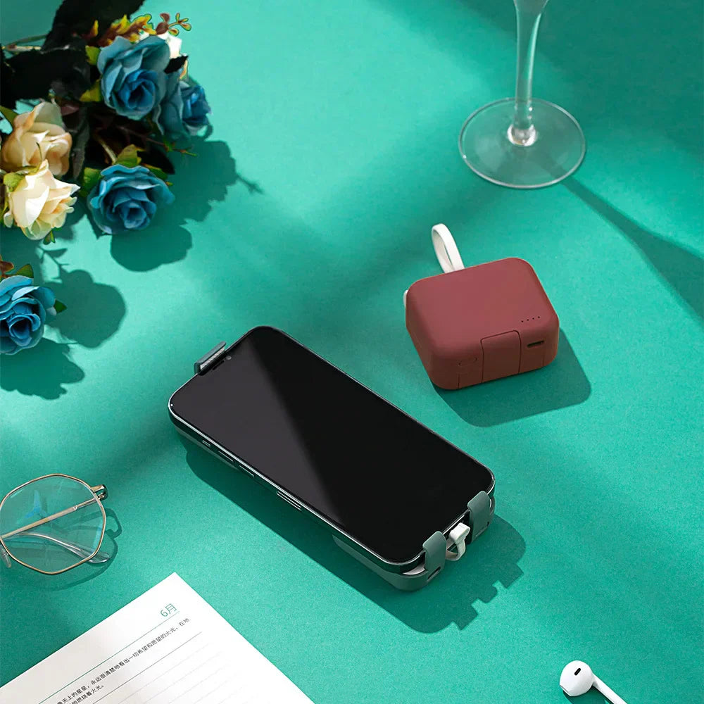 Ultra‑kompakte 5 000 mAh Powerbank – Schnelllade‑Pocket‑Charger Type‑C