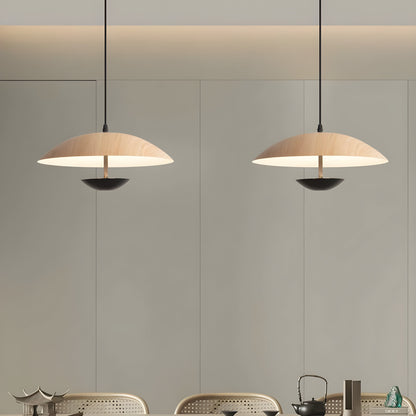 WoodChic Light - Nordische Japanische LED-Pendelleuchte