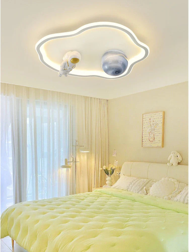 Nordische LED Deckenleuchte mit Astronauten Design – Kinderzimmer Lampe für Jungen und Mädchen