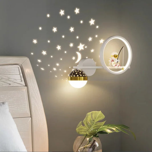 AstroLamp | Astronauten-Wandlampe für Kinder