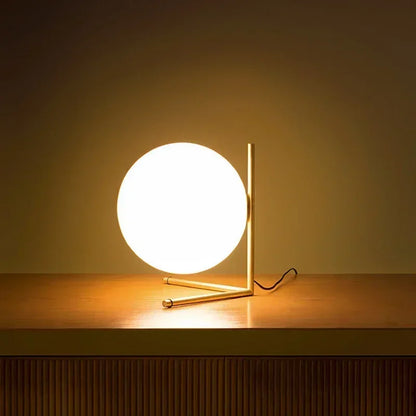 Moderne Minimalistische Glas-Tischlampe – Stilvolle Wohnraumbeleuchtung für Zuhause