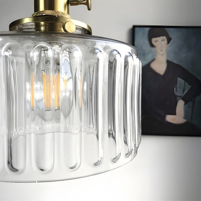 CrystalWave Light – Retro Kurze Zylinder LED Pendelleuchte