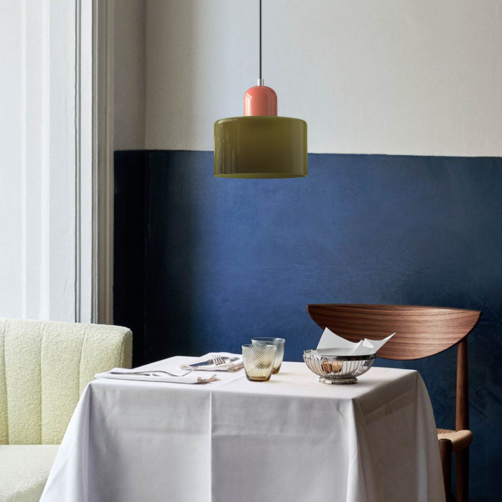 Moderne Glas-Pendelleuchte