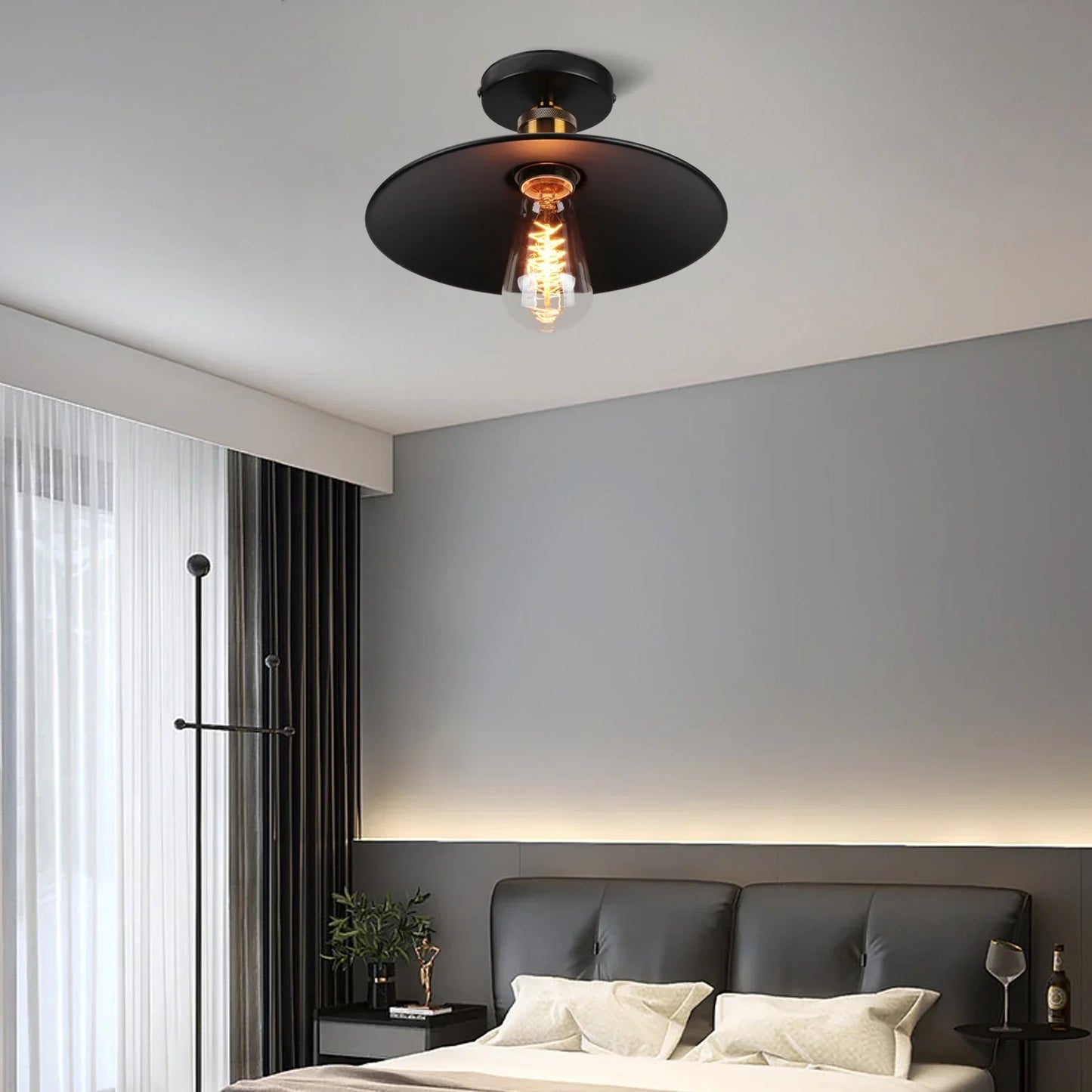 Vintage Deckenleuchte – Industrielle Retro-Lampe für Wohnzimmer & Schlafzimmer