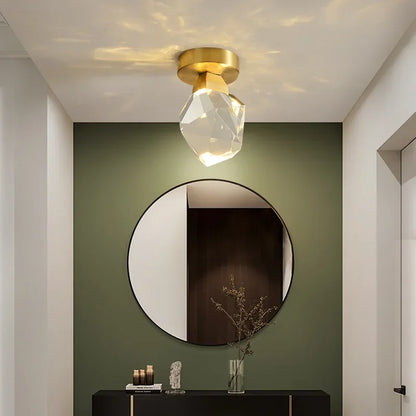 Nordische Kristall-Deckenleuchte – Modernes Design für Flur und Wohnzimmer