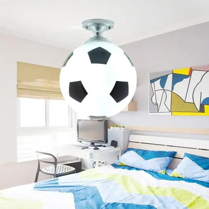 LED Deckenleuchte im ball-Design - Kinderzimmer Lampe mit Glaskugel