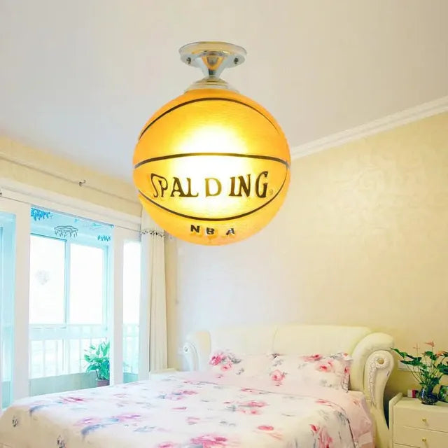 LED Deckenleuchte im ball-Design - Kinderzimmer Lampe mit Glaskugel