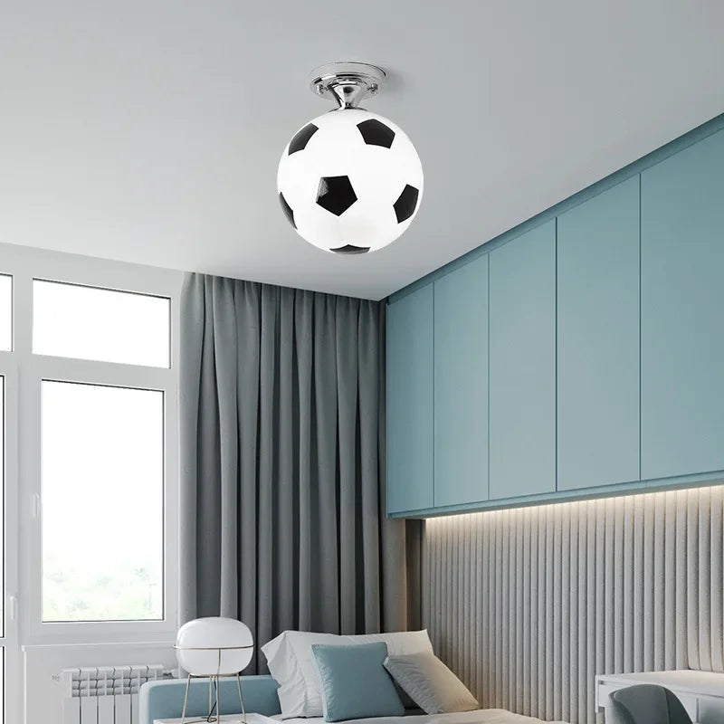 LED Deckenleuchte im ball-Design - Kinderzimmer Lampe mit Glaskugel
