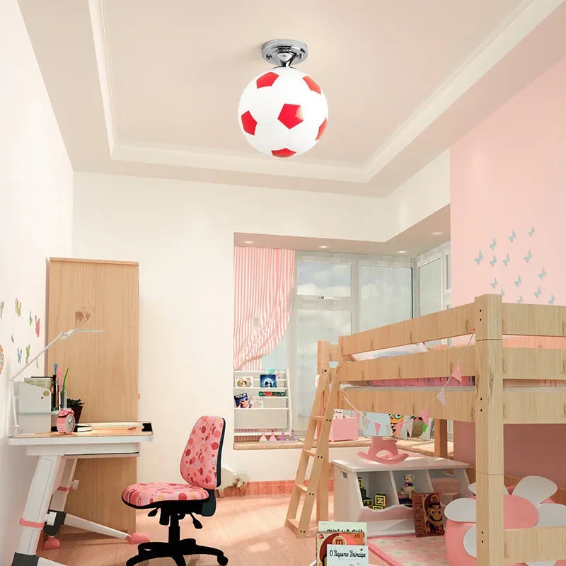 LED Deckenleuchte im ball-Design - Kinderzimmer Lampe mit Glaskugel