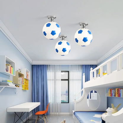 LED Deckenleuchte im ball-Design - Kinderzimmer Lampe mit Glaskugel