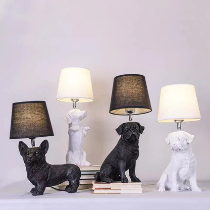 Hunde Tischlampe – Kreative LED Leuchte im Welpen-Design für Wohnzimmer oder Schlafzimmer
