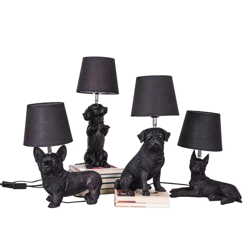 Hunde Tischlampe – Kreative LED Leuchte im Welpen-Design für Wohnzimmer oder Schlafzimmer
