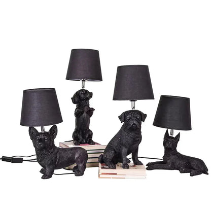 Hunde Tischlampe – Kreative LED Leuchte im Welpen-Design für Wohnzimmer oder Schlafzimmer