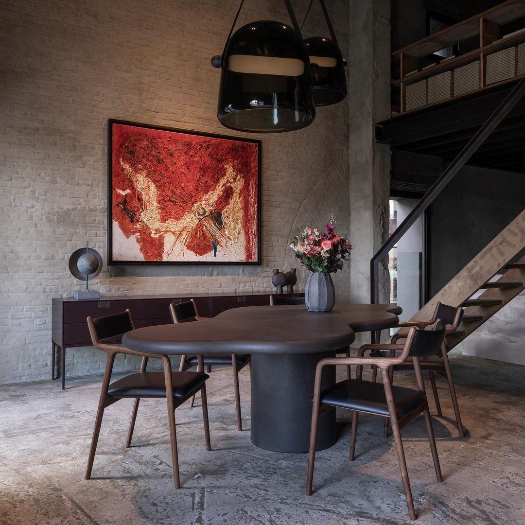 Design-Pendelleuchte mit Lederband & Rauchglas – Skandinavischer Stil für Esszimmer, Küche & Wohnzimmer