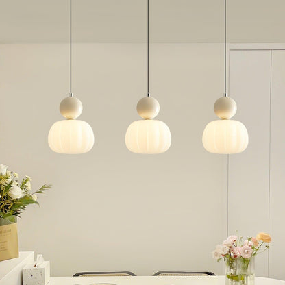 Retro Hängelampe mit Kugeldetail – Pendelleuchte im Vintage-Stil für Wohnzimmer, Schlafzimmer & Café