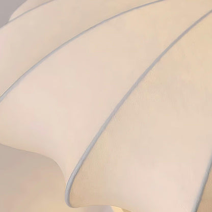 Moderne Deckenleuchte in Muscheloptik – LED-fähig, dimmbar, aus Metall & Polymer, dekorative Wohnraumbeleuchtung