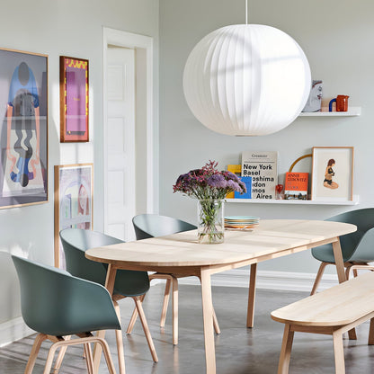 Kugelförmige Pendelleuchte mit feiner Faltenstruktur – Minimalistische Hängelampe für Schlafzimmer, Wohnzimmer & Flur