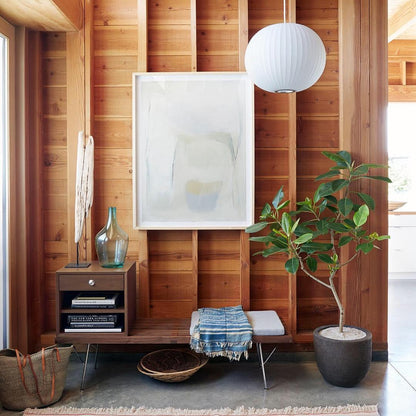 Kugelförmige Pendelleuchte mit feiner Faltenstruktur – Minimalistische Hängelampe für Schlafzimmer, Wohnzimmer & Flur