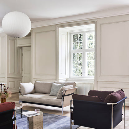 Kugelförmige Pendelleuchte mit feiner Faltenstruktur – Minimalistische Hängelampe für Schlafzimmer, Wohnzimmer & Flur