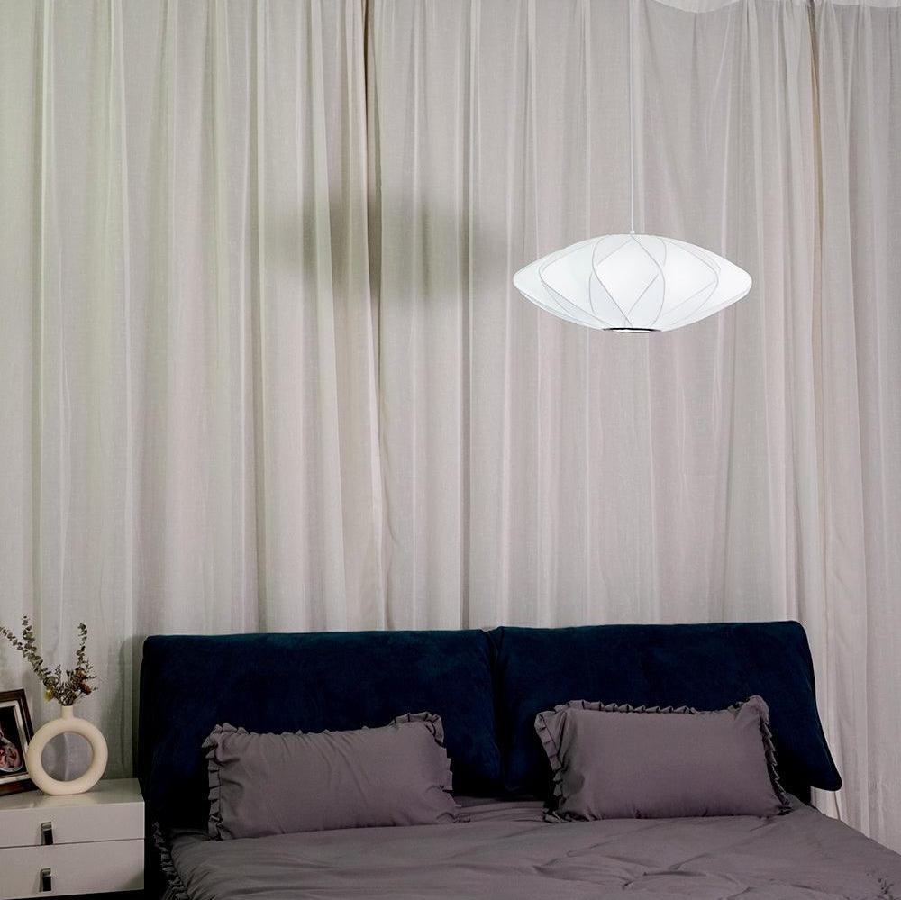 Ovale Design-Pendelleuchte im skulpturalen Look – Moderne Hängelampe für Esszimmer, Wohnzimmer & kreative Räume