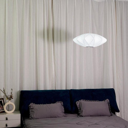 Ovale Design-Pendelleuchte im skulpturalen Look – Moderne Hängelampe für Esszimmer, Wohnzimmer & kreative Räume