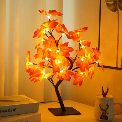 LED Baum Tischlampe – Romantische Deko Leuchte, Warmes Licht, Perfekt für Wohnzimmer und Schlafzimmer