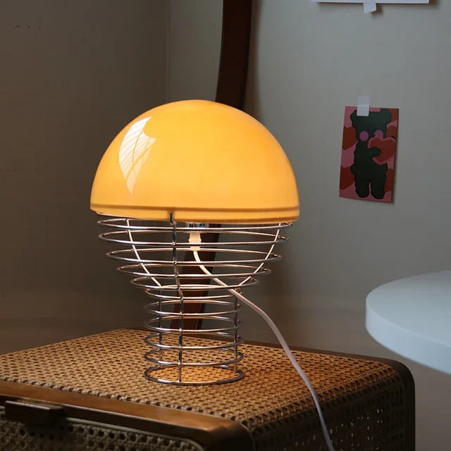 Nordische Glas Tischlampe – Moderne Design Beleuchtung für Wohnzimmer & Schlafzimmer