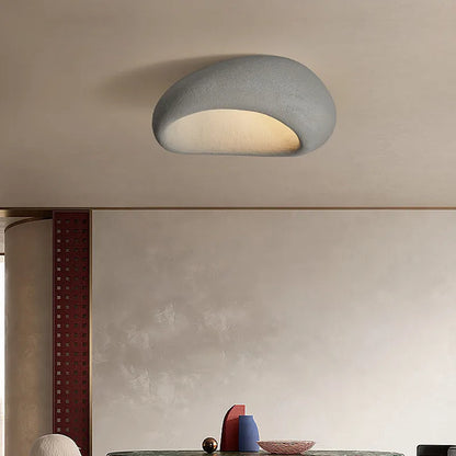 WabiSabiGlow - Designer Deckenbeleuchtung Steinoptik | Dimmbares Licht für Wohnzimmer