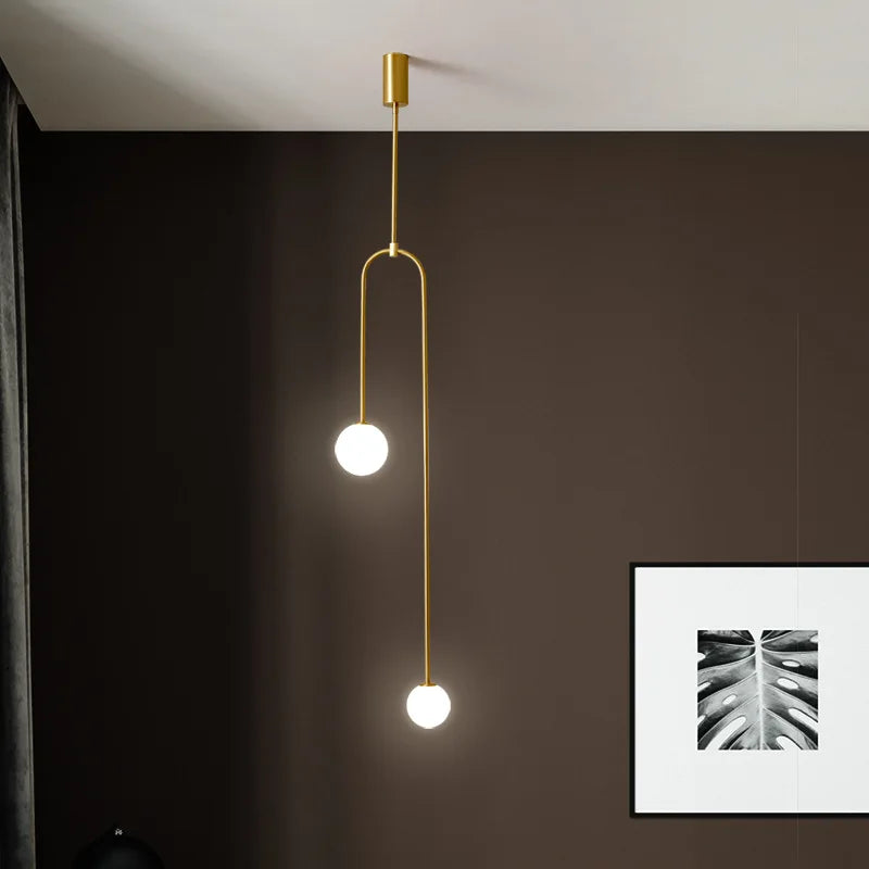 Moderne Glaskugellampen – Minimalistische Pendelleuchte aus Glas für Wohn- und Esszimmer